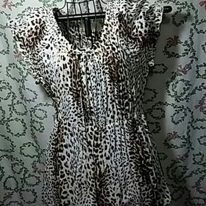 Sexy leopard print blouse