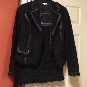 Timeless black chanel style Cache' suit.