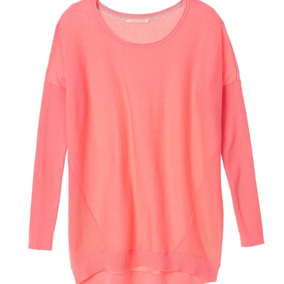 Medium VS's Slouchy Boatneck Sweater - CORAL - Picture 2 of 2