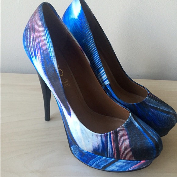 Aldo heels, size 8, multicolor, brand new