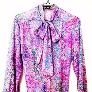 Shear Speckled Blouse