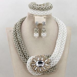 2016 Stunning Handmade 3PC Nigerian Beads Sets