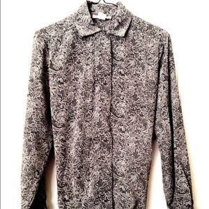 Paisley Pointilism Button Up