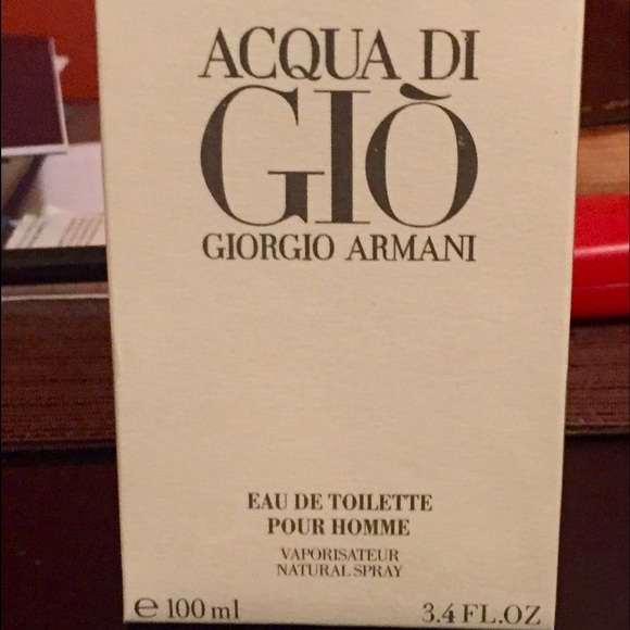 Aqua Di Gio by Giorgio Armani 3.4 oz never opened