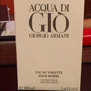 Aqua Di Gio by Giorgio Armani 3.4 oz never opened
