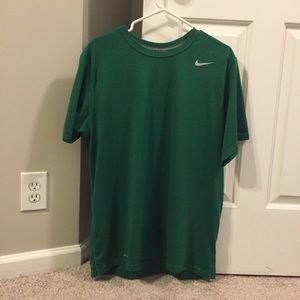 Green Nike dri fit shirt