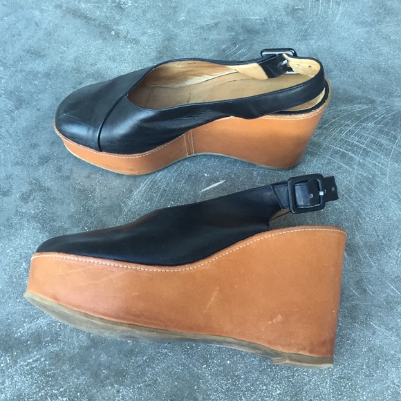 Quality French Sling Back Platforms - Picture 2 of 4