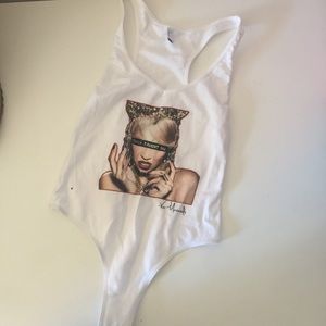 "Yonce Taught Me" American Apparel Bodysuit