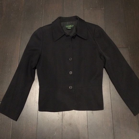 J Crew size 10 Black Jacket