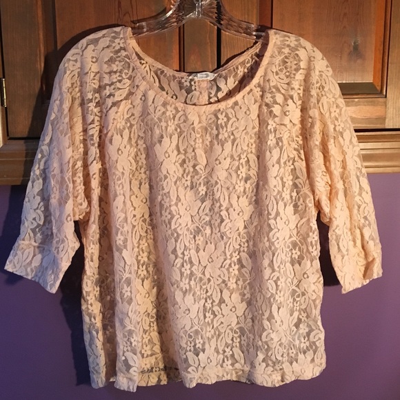 Light Pink Lace Shirt