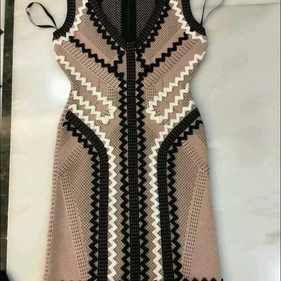 Herve Leger Size S ric-rac Dress - Picture 1 of 4