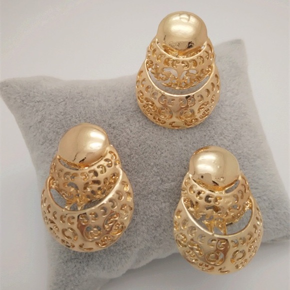 Favorite Costume Indian Gold Plated 4PC Set - Picture 4 of 4