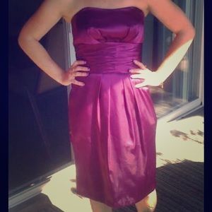 David's bridal bridesmaids dress.