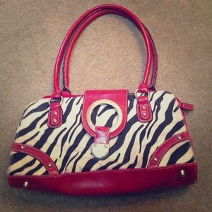 Small zebra handbag
