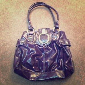 Orchid colored handbag