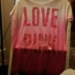 Victoria's secrecy pink t shirt