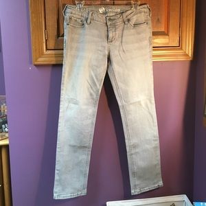 Bullhead Venice Light Gray Skinny Jean Size 9