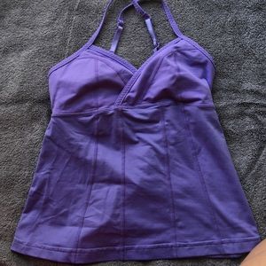 Lilac Lululemon tank. Light support. XS