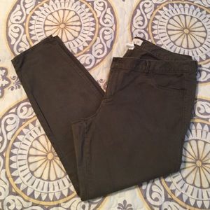 Old Navy Army Green Skinny Jeans