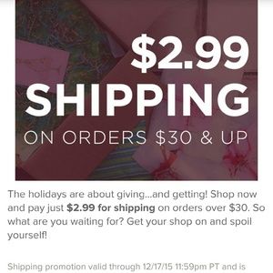 $2.99 on Shipping