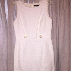 GORGEOUS ANTONIO MELANI CREAM DRESS