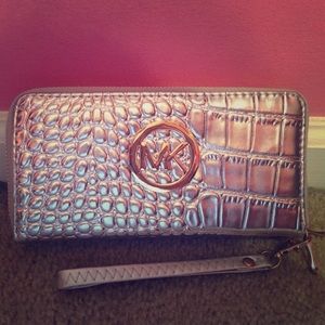 FAUX Michael Kors double sided wristlet