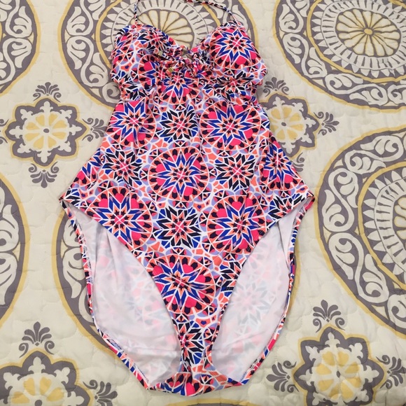 Multi color One Piece Swimsuit