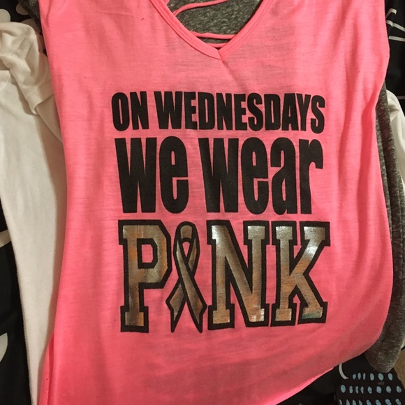 Rue21 Tops - Mean girls on Wednesdays we wear pink top small