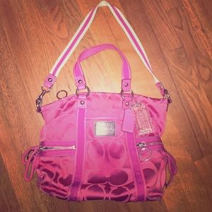 SOLD Pink Coach handbag
