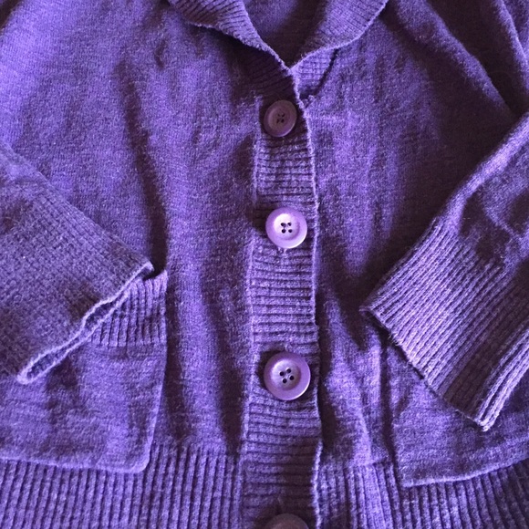 💜 Purple Mossimo Supply Co. Cardigan 💜 - Picture 3 of 4