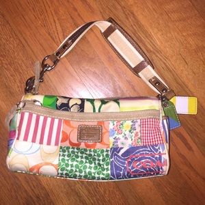 Coach bag with patchwork