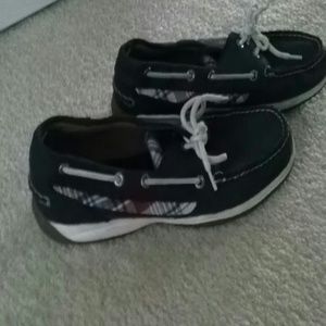 Sperry Topsider Red White and Blue Plaid