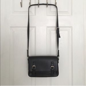 Black cross-body purse