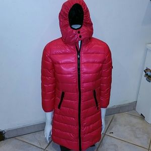 NWOT Kid size 12 hooded long moncler puffer jacket