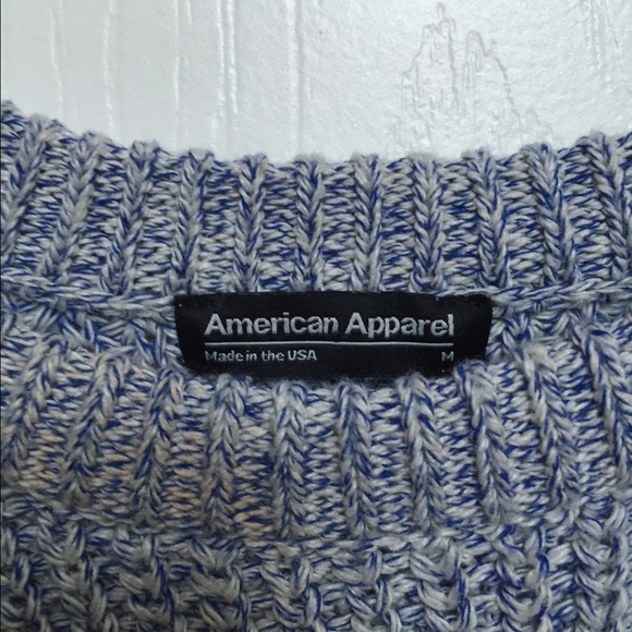 SOLD American apparel cropped fisherman pullover - Picture 3 of 4