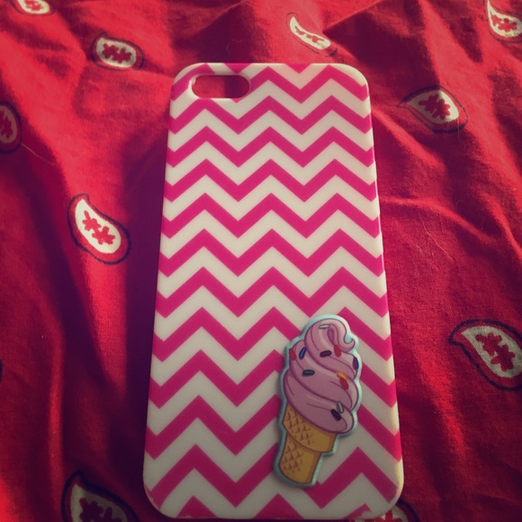 A pink phone case
