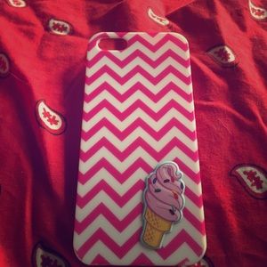 A pink phone case