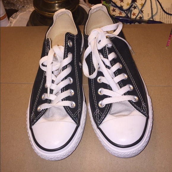 Black and White Converse