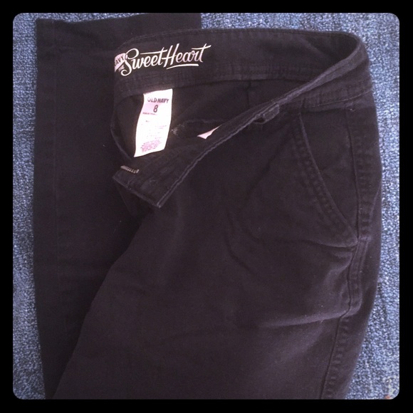 Black old navy work pants