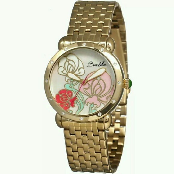 NEW Bertha Women's Watch (Josephine) Gold w/ MOP