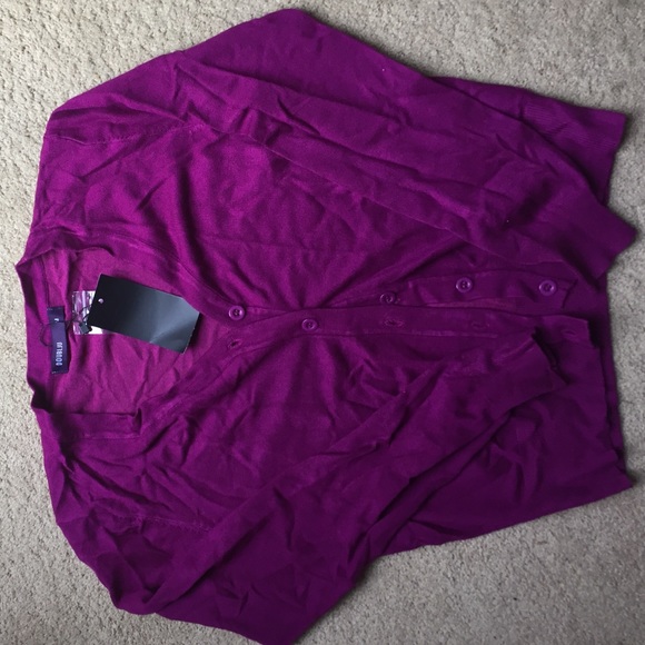 Nwt purple cardigan