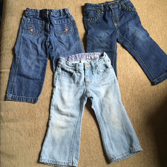 3 Girls 18-24 months jeans gap Janie and jack