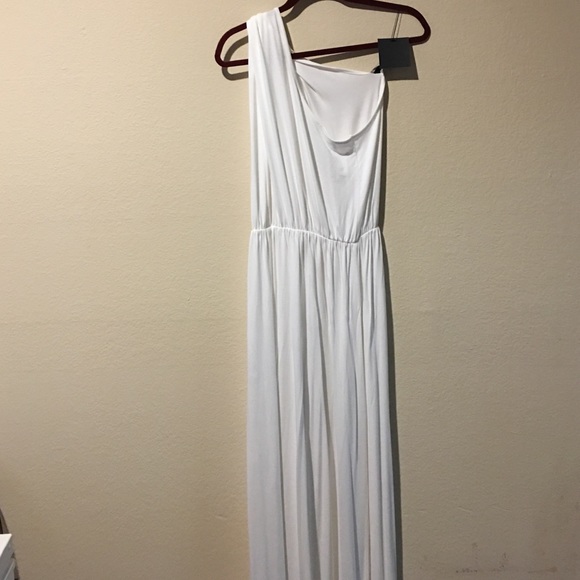 While maxi dress by asos