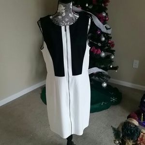 Black and white dress