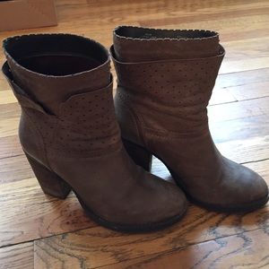 Steven by Steve Madden perforated leather booties