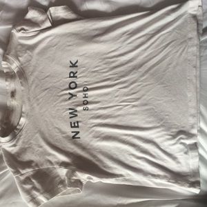 Brandy Melville cropped box tee