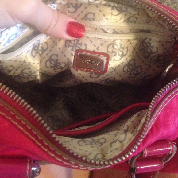 Hot Pink Guess purse
