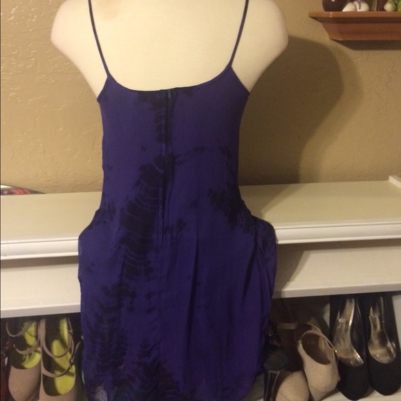 Purple tie-dye dress - Picture 2 of 2