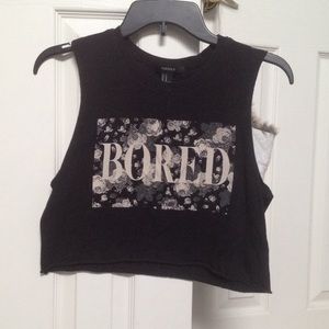 Bored crop top