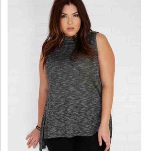 2X Mock Neck Tunic Tank
